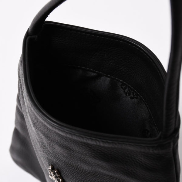 極美品 CHROME HEARTS クロムハーツ DAGGER DRACULA BAG ダガー ドラキュラ ハンドバッグ ダガー装飾 ブラック シルバー925 中古 4a003342