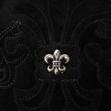 Load image into Gallery viewer, 極美品 CHROME HEARTS クロムハーツ スクエアポケットショルダーバッグ BSフレアパッチ シルバー925 ブラック 中古 4a003345