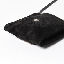 Load image into Gallery viewer, 極美品 CHROME HEARTS クロムハーツ スクエアポケットショルダーバッグ BSフレアパッチ シルバー925 ブラック 中古 4a003345