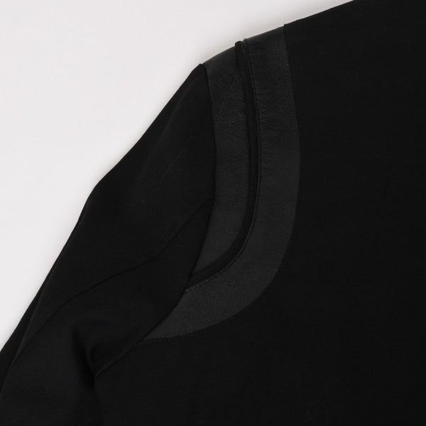 SAINT LAURENT PARIS サンローランパリ テディジャケット ウール ブルゾン 343745 ブラック ホワイト サイズ44 美品 中古 4a004298