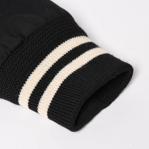 SAINT LAURENT PARIS サンローランパリ テディジャケット ウール ブルゾン 343745 ブラック ホワイト サイズ44 美品 中古 4a004298