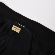 画像をギャラリービューアに読み込む, SAINT LAURENT PARIS サンローランパリ テディジャケット ウール ブルゾン 343745 ブラック ホワイト サイズ44 美品 中古 4a004298