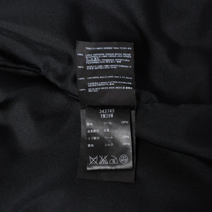 SAINT LAURENT PARIS サンローランパリ テディジャケット ウール ブルゾン 343745 ブラック ホワイト サイズ44 美品 中古 4a004298
