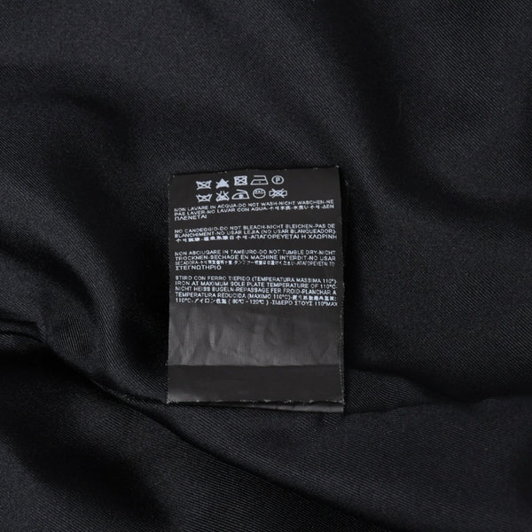 SAINT LAURENT PARIS サンローランパリ テディジャケット ウール ブルゾン 343745 ブラック ホワイト サイズ44 美品 中古 4a004298