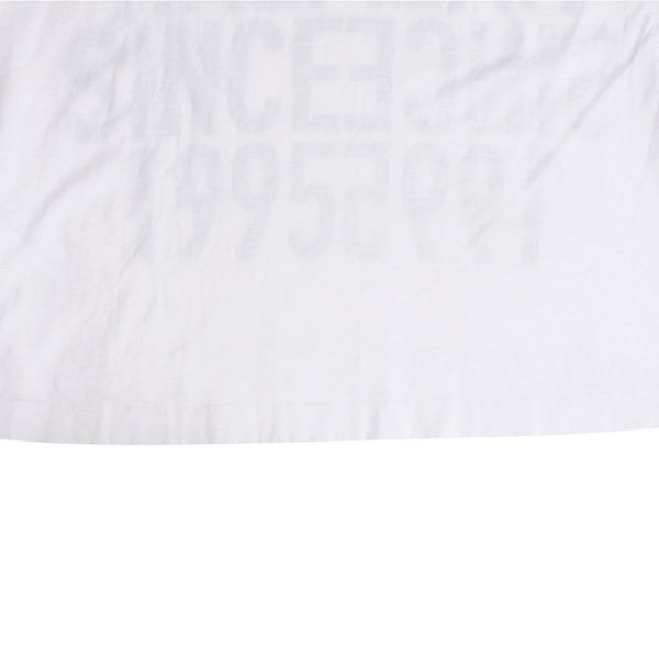 DSQUARED 2 ディースクエアード 半袖 Tシャツ ミラーロゴ ホワイト ブラック サイズ M S74GD0818 美品 中古 4a003418