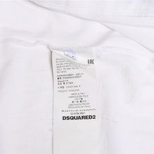 画像をギャラリービューアに読み込む, DSQUARED 2 ディースクエアード 半袖 Tシャツ ミラーロゴ ホワイト ブラック サイズ M S74GD0818 美品 中古 4a003418