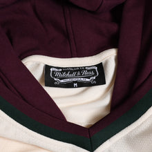 Load image into Gallery viewer, 極美品 Mitchell&amp;Ness ミッチェルアンドネス JUST DON ジャストドン Chicago BlackHawks ジャージフーディー アイボリー サイズM 中古 4a002314