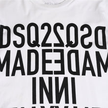 画像をギャラリービューアに読み込む, DSQUARED 2 ディースクエアード 半袖 Tシャツ ミラーロゴ ホワイト ブラック サイズ M S74GD0818 美品 中古 4a003418