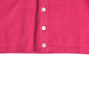 Very good condition MICHAEL KORS Pink White Cardigan Size S Used 4a002667