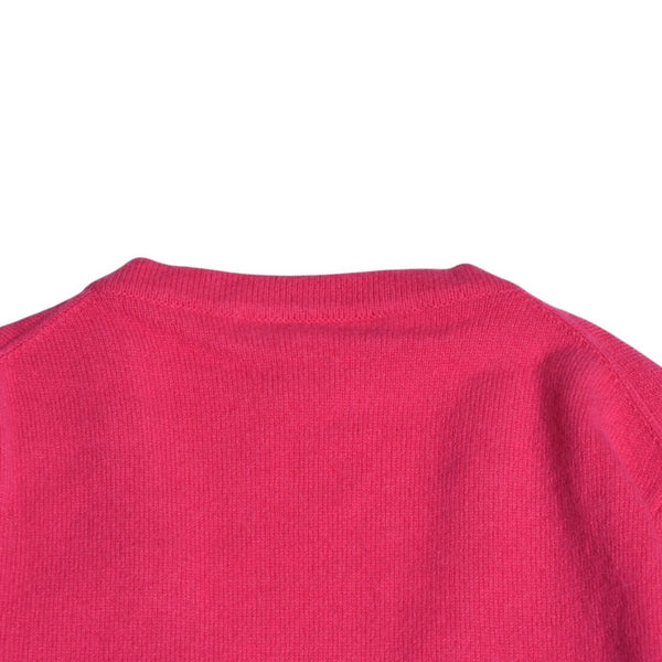 Very good condition MICHAEL KORS Pink White Cardigan Size S Used 4a002667