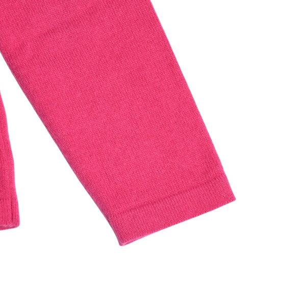 Very good condition MICHAEL KORS Pink White Cardigan Size S Used 4a002667