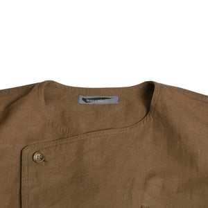 ISSEY MIYAKE MEN イッセイミヤケ メン VINTAGE ヴィンテージ 80's ジャケット LG31584 サイズM 筆タグ ブラウン イカ 美品 中古 4a003575