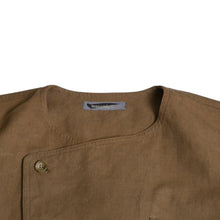 Load image into Gallery viewer, ISSEY MIYAKE MEN イッセイミヤケ メン VINTAGE ヴィンテージ 80's ジャケット LG31584 サイズM 筆タグ ブラウン イカ 美品 中古 4a003575