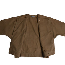 Load image into Gallery viewer, ISSEY MIYAKE MEN イッセイミヤケ メン VINTAGE ヴィンテージ 80's ジャケット LG31584 サイズM 筆タグ ブラウン イカ 美品 中古 4a003575