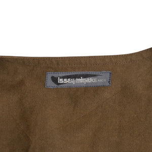 ISSEY MIYAKE MEN イッセイミヤケ メン VINTAGE ヴィンテージ 80's ジャケット LG31584 サイズM 筆タグ ブラウン イカ 美品 中古 4a003575