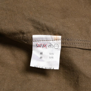 ISSEY MIYAKE MEN イッセイミヤケ メン VINTAGE ヴィンテージ 80's ジャケット LG31584 サイズM 筆タグ ブラウン イカ 美品 中古 4a003575