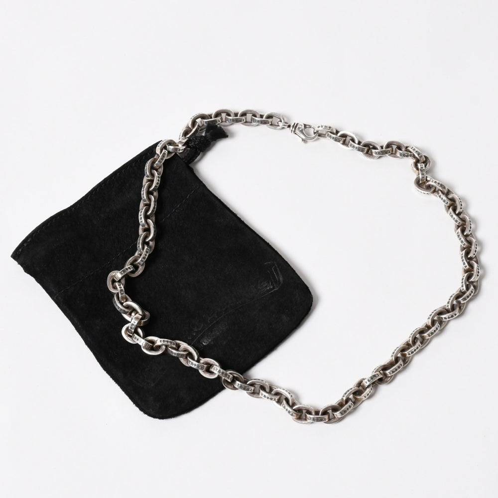 CHROME HEARTS クロムハーツ LARGE PAPER CHN 20インチ ラージペーパーチェーン ブレスレット 重量97.95g 全長約51.5cm 美品 中古 4003436
