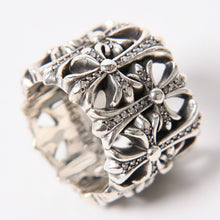 画像をギャラリービューアに読み込む, 極美品 CHROME HEARTS クロムハーツ CEMETERY P/D セメタリークロス パヴェダイヤリング 指輪 純正 重量約31.36g サイズ25号 中古 4a003567