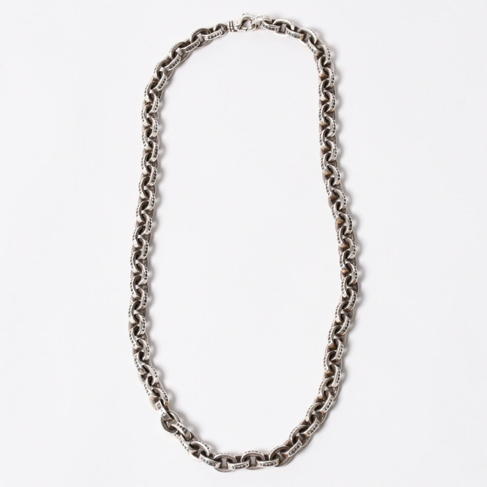 CHROME HEARTS クロムハーツ LARGE PAPER CHN 20インチ ラージペーパーチェーン ブレスレット 重量97.95g 全長約51.5cm 美品 中古 4003436