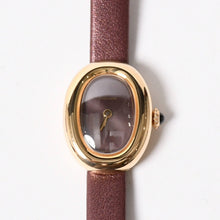 画像をギャラリービューアに読み込む, 新品未使用 CARTIER カルティエ Baignoire Mini ベニュワール ミニ 腕時計 WGBA0032 重量25.44g ブラウン文字盤 K18YG QZ 中古 4a003353