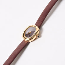 画像をギャラリービューアに読み込む, 新品未使用 CARTIER カルティエ Baignoire Mini ベニュワール ミニ 腕時計 WGBA0032 重量25.44g ブラウン文字盤 K18YG QZ 中古 4a003353