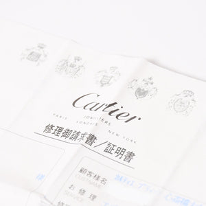 CARTIER カルティエ アールデコ バスキュラント クロック 置き時計 W0100007 不動 白文字盤 QZ GP ゴールド ブラック 良品 中古 4a003105