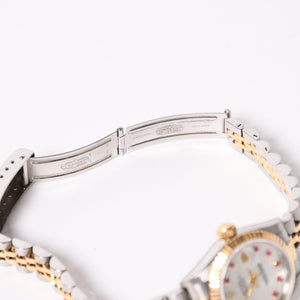 極美品 ROLEX ロレックス Datejust デイトジャスト 26mm 腕時計 79173NGR 重量57.63g 自動巻 SS/18KYG ルビー 白蝶貝文字盤 中古 4a003446