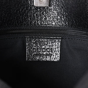 GUCCI グッチ GGキャンバスショルダーバッグ ハンドバッグ ワンショルダー GGキャンバス 132260 ブラック シルバー金具 美品 中古 4a003515