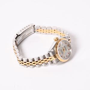 極美品 ROLEX ロレックス Datejust デイトジャスト 26mm 腕時計 79173NGR 重量57.63g 自動巻 SS/18KYG ルビー 白蝶貝文字盤 中古 4a003446