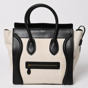 Very Good Condition CELINE Luggage Medium Shopper Handbag Luggage Medium Shopper Handbag Phoebe Period Used 4a003453