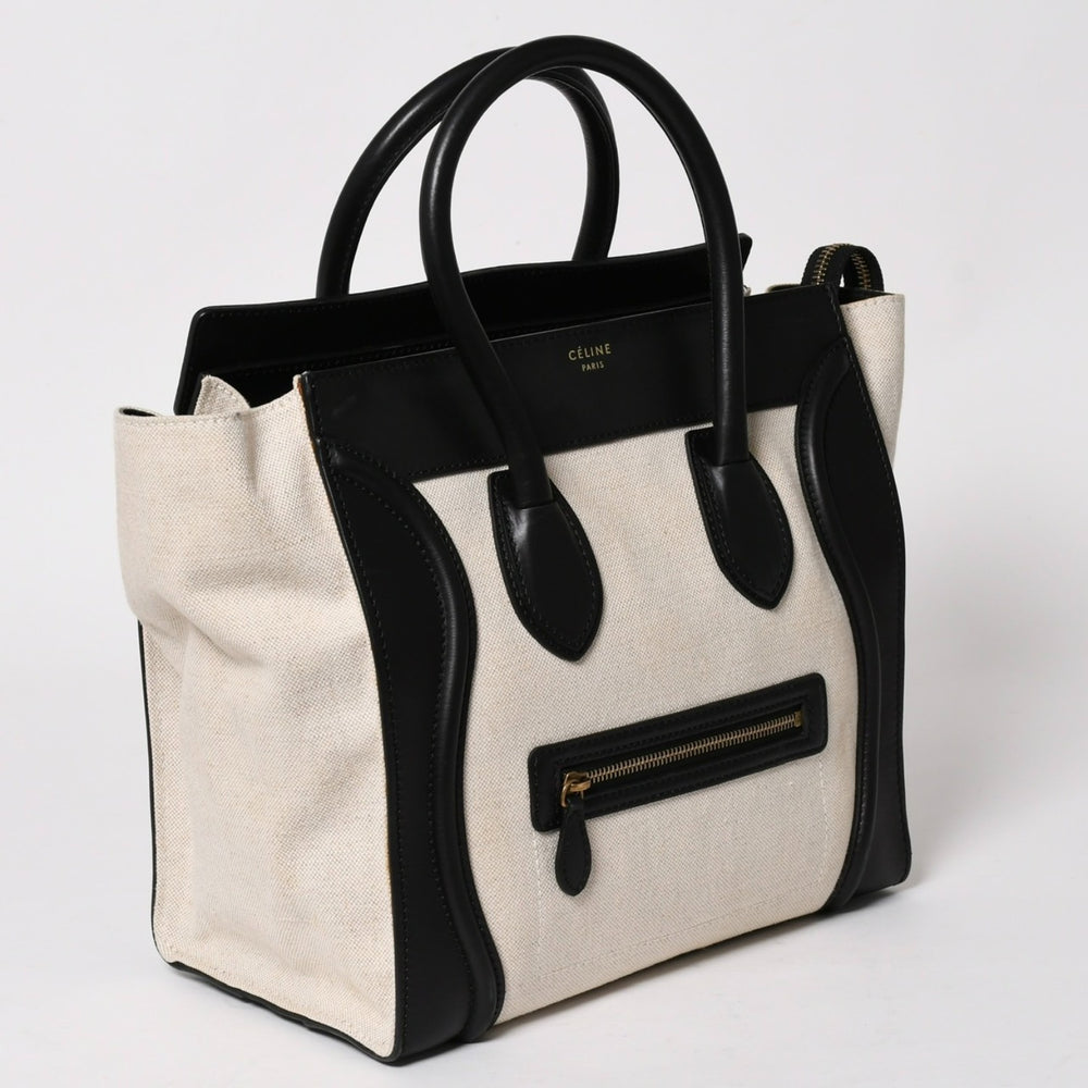 Very Good Condition CELINE Luggage Medium Shopper Handbag Luggage Medium Shopper Handbag Phoebe Period Used 4a003453