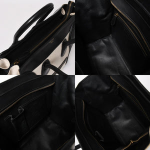 Very Good Condition CELINE Luggage Medium Shopper Handbag Luggage Medium Shopper Handbag Phoebe Period Used 4a003453