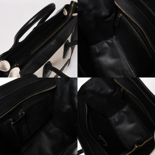 Very Good Condition CELINE Luggage Medium Shopper Handbag Luggage Medium Shopper Handbag Phoebe Period Used 4a003453