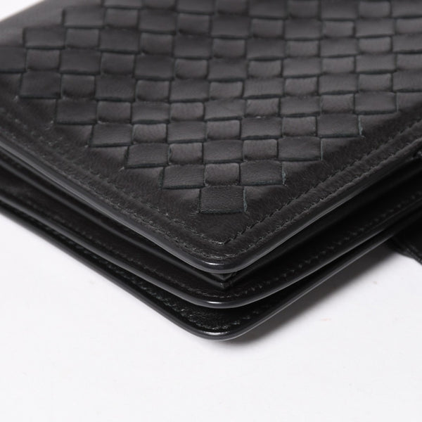 BOTTEGA VENETA ボッテガヴェネタ イントレチャート ショルダーバッグ チェーンショルダーバッグ WS13615 ブラック 美品 中古 4a003455
