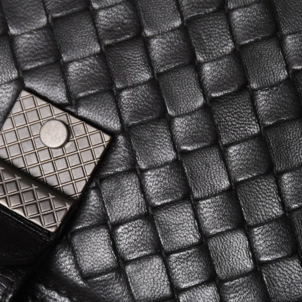 BOTTEGA VENETA ボッテガヴェネタ イントレチャート ショルダーバッグ チェーンショルダーバッグ WS13615 ブラック 美品 中古 4a003455
