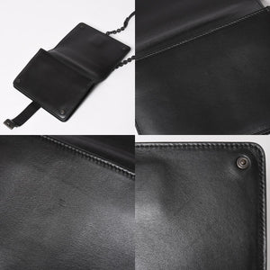 BOTTEGA VENETA ボッテガヴェネタ イントレチャート ショルダーバッグ チェーンショルダーバッグ WS13615 ブラック 美品 中古 4a003455