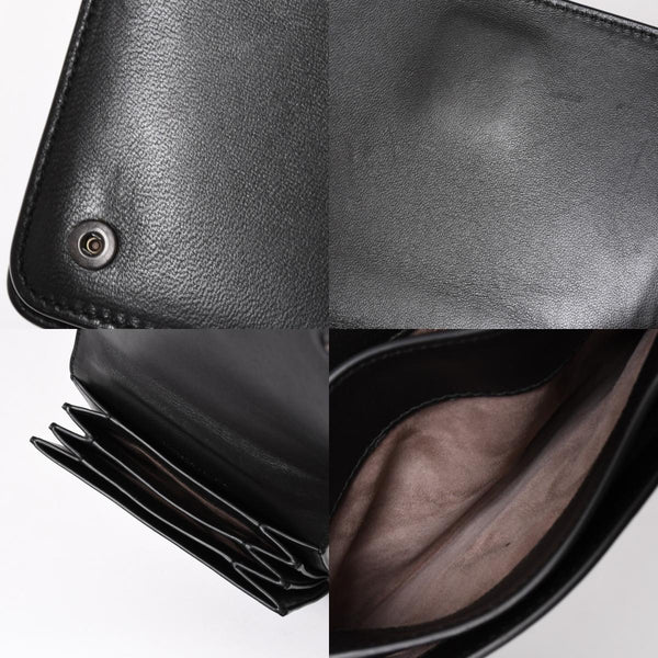 BOTTEGA VENETA ボッテガヴェネタ イントレチャート ショルダーバッグ チェーンショルダーバッグ WS13615 ブラック 美品 中古 4a003455