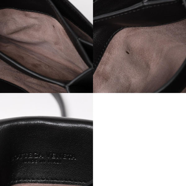 BOTTEGA VENETA ボッテガヴェネタ イントレチャート ショルダーバッグ チェーンショルダーバッグ WS13615 ブラック 美品 中古 4a003455