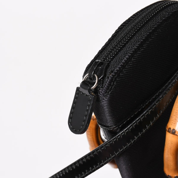 GUCCI グッチ ショルダーバッグ ハンドバッグ ミニハンドバッグ 2WAY バンブー シルバー金具 美品 中古 4a004685