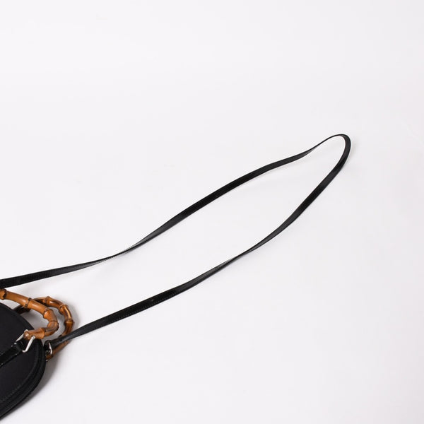 GUCCI グッチ ショルダーバッグ ハンドバッグ ミニハンドバッグ 2WAY バンブー シルバー金具 美品 中古 4a004685