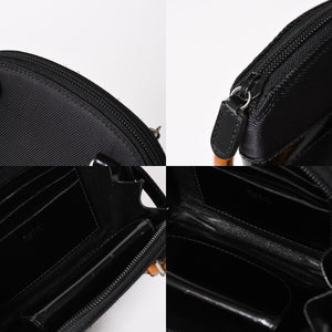 GUCCI グッチ ショルダーバッグ ハンドバッグ ミニハンドバッグ 2WAY バンブー シルバー金具 美品 中古 4a004685