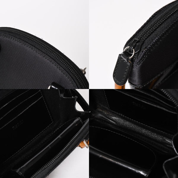 GUCCI グッチ ショルダーバッグ ハンドバッグ ミニハンドバッグ 2WAY バンブー シルバー金具 美品 中古 4a004685
