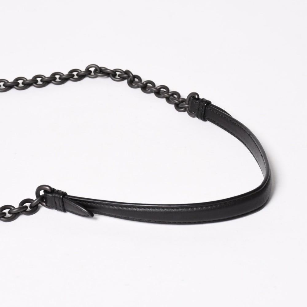 BOTTEGA VENETA ボッテガヴェネタ イントレチャート ショルダーバッグ チェーンショルダーバッグ WS13615 ブラック 美品 中古 4a003455