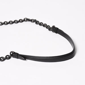 BOTTEGA VENETA ボッテガヴェネタ イントレチャート ショルダーバッグ チェーンショルダーバッグ WS13615 ブラック 美品 中古 4a003455