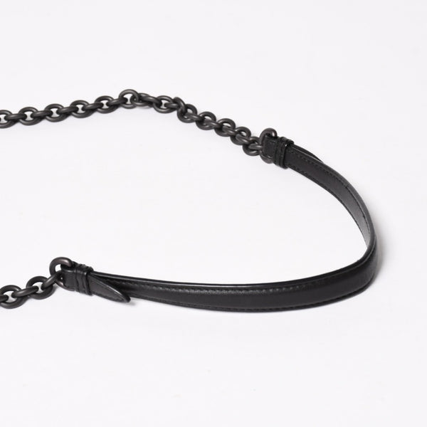 BOTTEGA VENETA ボッテガヴェネタ イントレチャート ショルダーバッグ チェーンショルダーバッグ WS13615 ブラック 美品 中古 4a003455