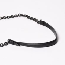 画像をギャラリービューアに読み込む, BOTTEGA VENETA ボッテガヴェネタ イントレチャート ショルダーバッグ チェーンショルダーバッグ WS13615 ブラック 美品 中古 4a003455