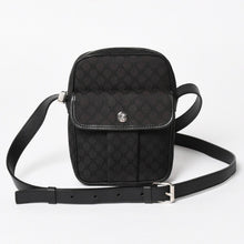 画像をギャラリービューアに読み込む, 極美品 CELINE セリーヌ ショルダーバッグ CE00/23 Shoulder Bag マカダム Macadam ブラック Black シルバー金具 中古 4a004974