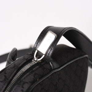 極美品 CELINE セリーヌ ショルダーバッグ CE00/23 Shoulder Bag マカダム Macadam ブラック Black シルバー金具 中古 4a004974