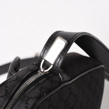 画像をギャラリービューアに読み込む, 極美品 CELINE セリーヌ ショルダーバッグ CE00/23 Shoulder Bag マカダム Macadam ブラック Black シルバー金具 中古 4a004974