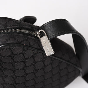 極美品 CELINE セリーヌ ショルダーバッグ CE00/23 Shoulder Bag マカダム Macadam ブラック Black シルバー金具 中古 4a004974